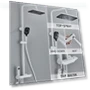 Smart Digital Display Shower Mixer Set — Panels, JOHO - CarGear