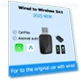 Wireless CarPlay Android Auto Adapter — Stereo Receivers, Auto Launcher