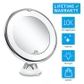 10X Magnifying Mirror with LED Lighting, JOHO