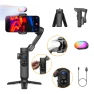 Handheld Stabilizer with RGB Fill Light, Aochuan