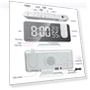 Digital Smart Alarm Clock with LED Projection — Alarms & Clocks, SZ-Damai