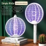 Smart Foldable Electric Fly Swatter with Vertical Rotation and Photocatalytic Mosquito Trap Lamp, StrideBox