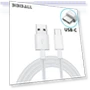 Smart LED Lamp with European Plug, 2 USB Ports, Charger + USB C Cable — Study & Desk Lighting, Charging set