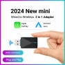 Mini Wired and Wireless CarPlay and Android Auto AI Box — Car Infotainment System, ZoomSpark