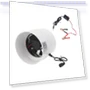 Adjustable Speed 110mm Duct Fan with 12V Clip-on Controller — Stand Fans, Cherish Eyes