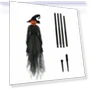 Halloween Witch with Voice Control and Touch-Activated Lighting — Spooky Sounds, Hong Fashion