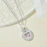 Smart Pink Diamond Love Necklace, Commodity Jewel