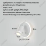 Tricolor Touch-Controlled LED Wall Lamp — Creative Lighting Solutions, Binchi