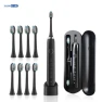 Electric Sonic Toothbrush with 8 Brush Heads — Electric Toothbrush, Light makeup