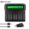 8 Slot LCD Display USB Smart Battery Charger, PALO