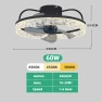 Modern Ceiling Fan with LED Light, Luminaire Lighting Mall