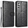 Crocodile Texture Stand Leather Cover with Hand Strap, Smartwatch 2025