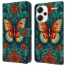 Leather Phone Case Pattern Printed Wallet Cover Butterfly, Smartwatch 2025