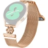 Milanese Band Flower Stainless Steel Magnetic Mesh Watch Strap, Smartwatch 2025