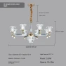 Modern Simple Atmospheric Chandelier, Yuda Lighting