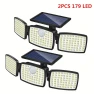 2 Pack Solar Wall Lamp with Motion Sensor, KITCHEN-MALL