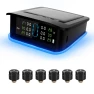 Solar Tire Pressure Monitor with 6 External Sensors — TPMS, Igeteck