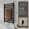 Smart Electric Towel Dryer with Thermostat, HomeHarmony