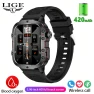 Smartwatch with HD Square Screen, Heart Rate Monitoring, Fitness Tracker — Smartwatches, LIGE