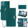 Wallet Case RFID Blocking PU Leather Phone Cover with Straps, Smartwatch 2025