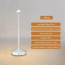 Cordless Table Lamp Touch Sensor Rechargeable Desktop Night Light LED Reading Lamp, HIMO Group