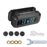 Solar-Powered Wireless Car Tire Pressure Monitor — TPMS Sensor Replacements