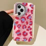 Pink Leopard Print Phone Case, Honor