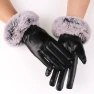 Winter Gloves with Touchscreen Capability and Rabbit Fur Cuffs — Heated Gloves, Got Now