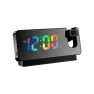 Silent Digital LED Alarm Clock with Temperature Display and Red Light Projection, VividTrove