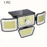 Solar Motion Sensor Outdoor Wall Lamp, Smart Solar