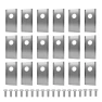 18-Piece Replacement Lawn Mower Blade Set — Robot Lawn Mower, Automobile Club