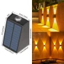 Solar Wall Sconce with Smart Motion Sensor, Aura Living