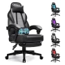 Gaming Chair with Massage, Ergonomic Heavy Duty Design with Footrest and Lumbar Support, Large Size Cushion High Back... — Smart Chairs, BOSSIN