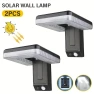 Outdoor Solar Wall Lamp with Motion Sensor, Precious Jewelry Mall