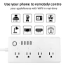 Smart Power Strip with 4 USB Ports and 4 AC Outlets — Smart Plug, UseeLink