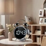 Ultrasonic Alarm Clock with Glow-in-the-Dark Display, Houspace