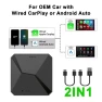 Wireless CarPlay AI Box with Android Auto and TV Box for Netflix YouTube — Car Infotainment System, Auto Accessories Home