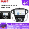 Android 11 2 Din 9 Car Stereo for Ford Focus 2012-2017 with Carplay/Android Auto GPS WIFI Bluetooth FM — Car Infotainment System, Reakosound