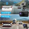 4K Front & 2K Rear Dash Cam with 3.0 IPS Screen, App Control, G-Sensor, Night Vision, Loop Recording, 64GB SD Card — Dash Cam, Kings City