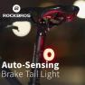Rear Light Brake Sensor SmartLight Cycling Bicycle TailLight — Smart Bike Light, ROCKBROS