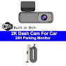 2K Dash Cam with WiFi App, 24H Parking Monitor — Dash Cam, Simplistic Living Home