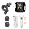 Wireless LCD Motorcycle Tire Pressure and Temperature Monitor — TPMS, Stone Home