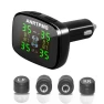 Wireless Tire Pressure Monitoring System with 4 External Sensors and Color Display — TPMS, YJMP