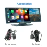 Built-in Wireless Apple CarPlay and Android Auto Bluetooth Wi-Fi Dual Camera Car Dash Cam — Dash Cam, Tautoparts