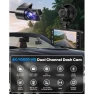 Front and Rear Dash Cam with 4K/1080P Full HD, Built-in WiFi, Dual Camera, 3.94 Inch IPS Screen, G-Sensor, Loop... — Dash Cam, 2zSF