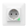 WiFi Smart Wall Socket with Power Monitoring — Smart Plug, Tuya