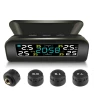 Solar Clock LCD Display Wireless Tire Pressure Monitoring System — TPMS