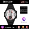 Men's Smartwatch with AMOLED Display, Bluetooth Calling, 4GB Memory — Smart Watch, Tiktop2