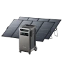 Solar generator with 2× 400W solar panels — Portable Power Station, Anker SOLIX