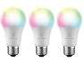 Smart LED Light Bulb, 60-Watt Equivalent, A19, Full Spectrum, 3-Pack — Smart Light Bulb, GE